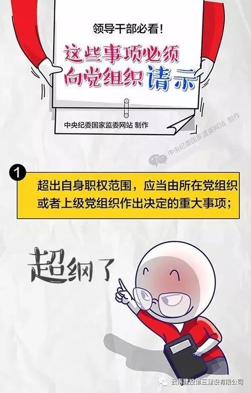 【紀檢·提醒】領導干部必看！這些事項必須向黨組織請示報告